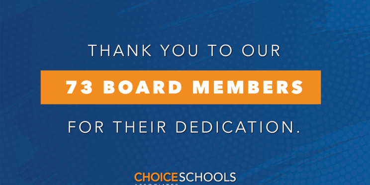 Thank you to our 73 board members for their dedication