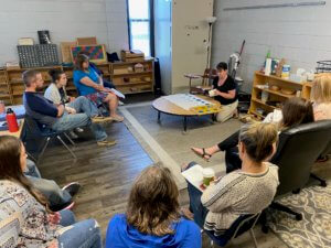 Teachers learning at the Montessori Experience Program
