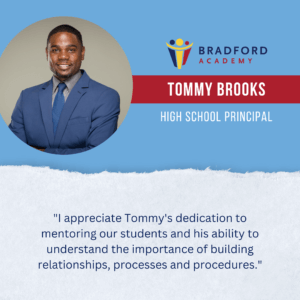 Principal Appreciation Month Image for Tommy Brooks