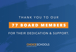 Thank you to our 77 board members for their dedication & support
